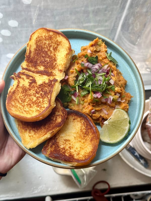 You Deserve Post-Run Pav Bhaji