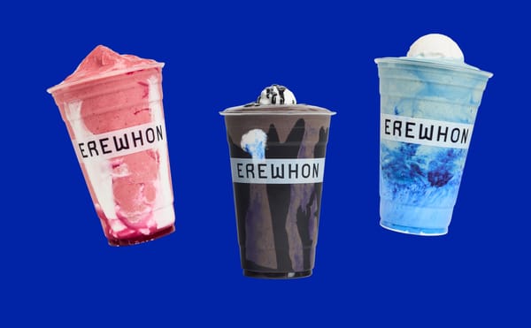 Three Erewhon smoothies